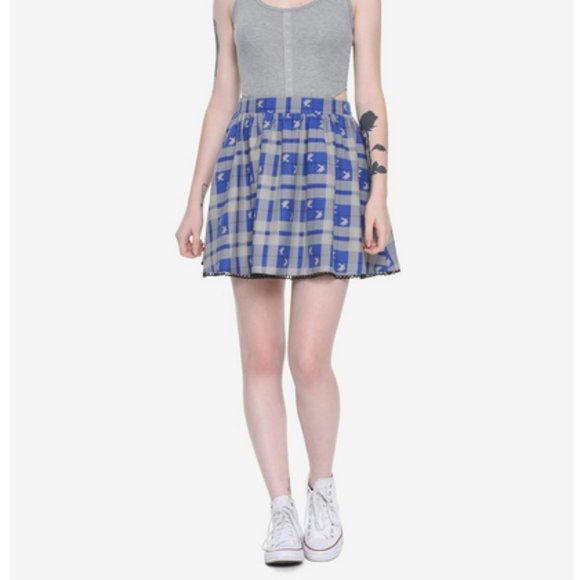 Harry Potter Ravenclaw Plaid Miniskirt - Picture 1 of 9